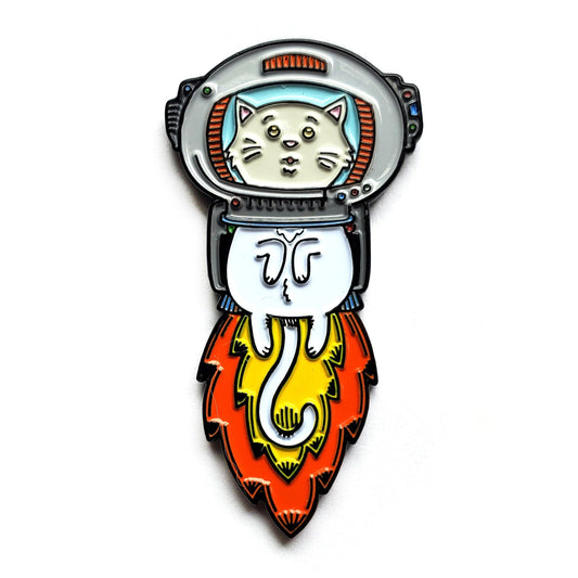 Astronaut Cat Golf Ball Marker - Kolorspun Enamel Pins