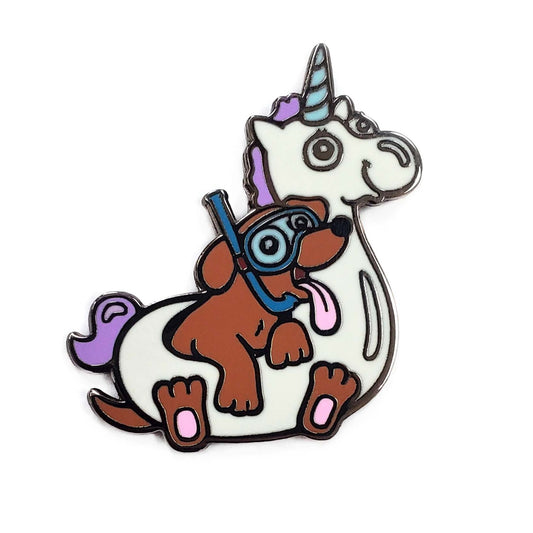 Pool Puppy Dog Golf Ball Marker - Kolorspun Enamel Pins