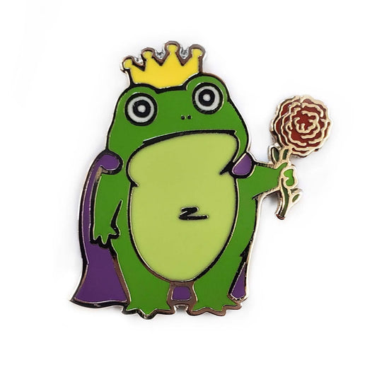 Frog Prince Golf Ball Marker - Kolorspun Enamel Pins