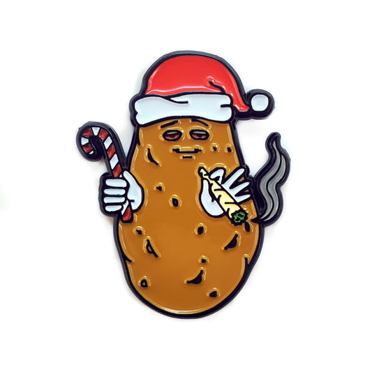 Christmas Baked Potato Needle Minder - Kolorspun Enamel Pins