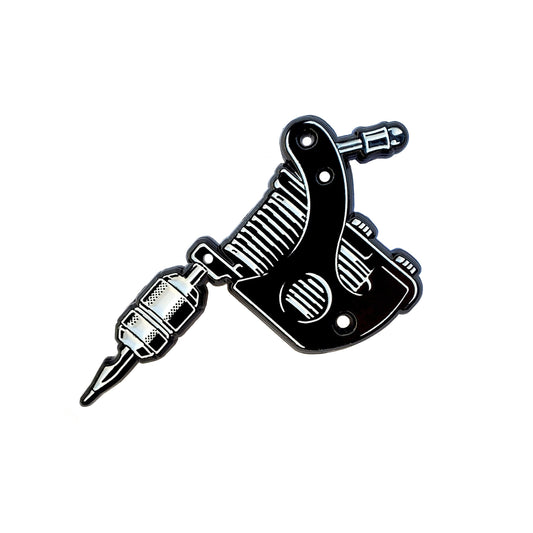 Tattoo Machine Needle Minder - Kolorspun Enamel Pins