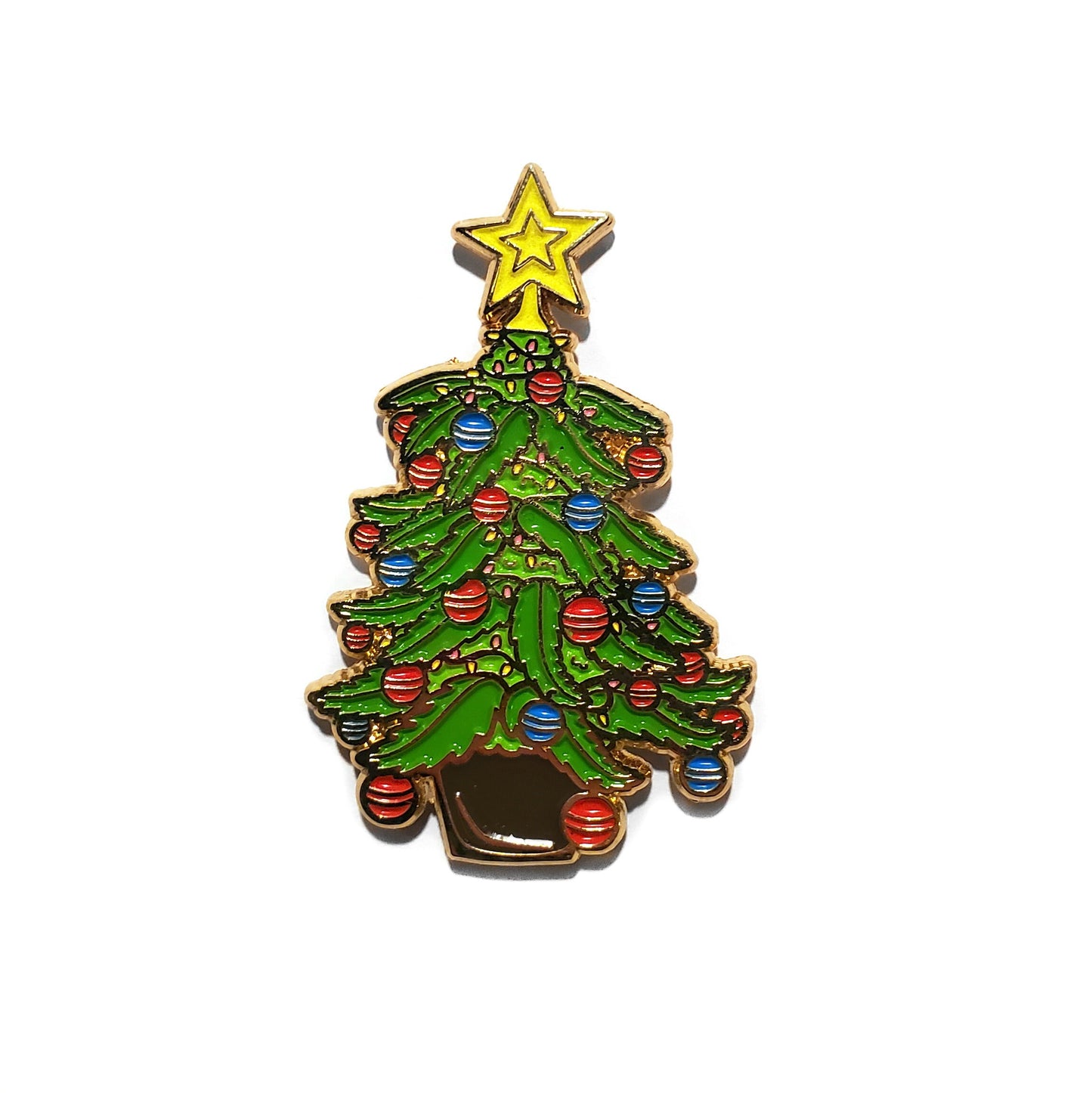 Cannabis Tree Fridge Magnet - Kolorspun Enamel Pins