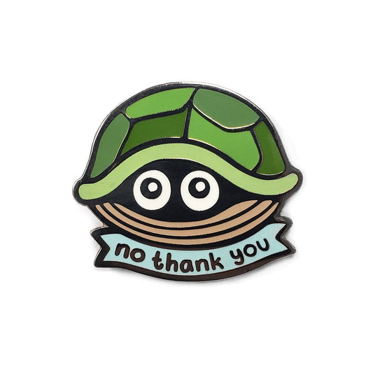 No Thank You Pin - Kolorspun Enamel Pins
