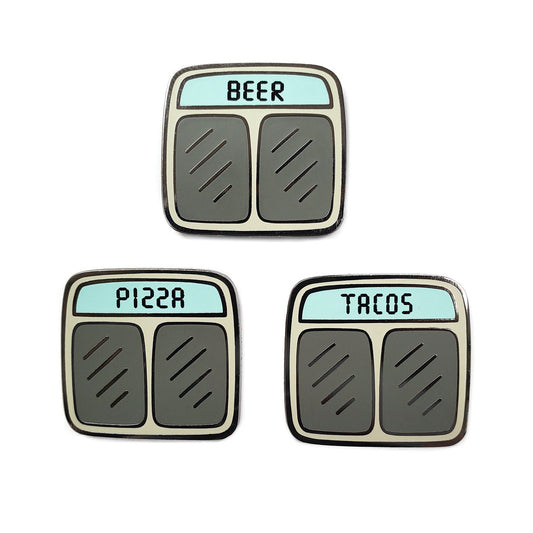 Snack Scale Needle Minder - Kolorspun Enamel Pins