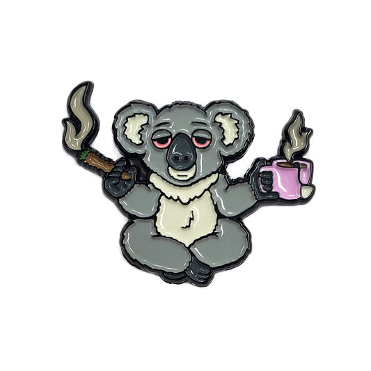 High Koala Tea Needle Minder - Kolorspun Enamel Pins
