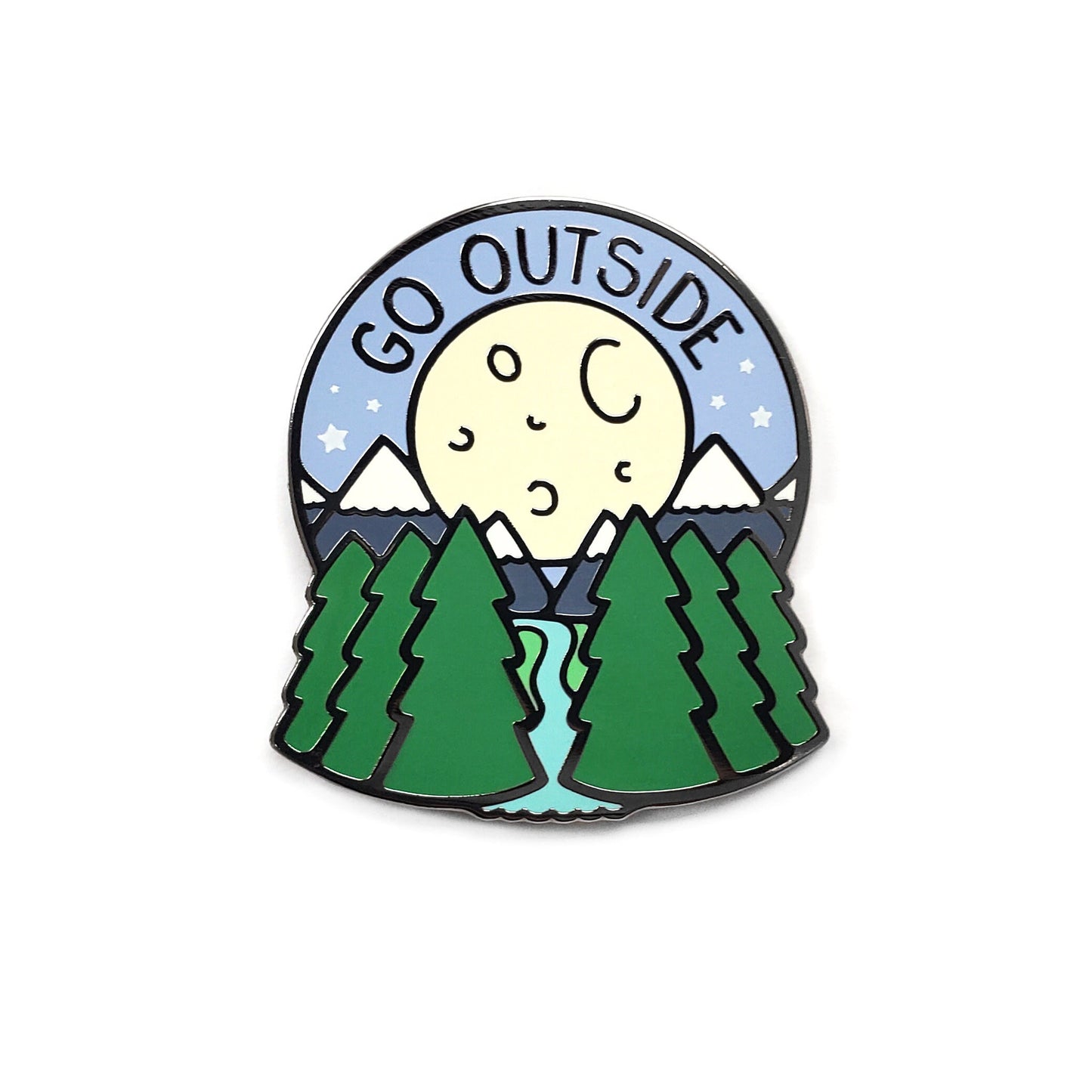 Go Outside Fridge Magnet - Kolorspun Enamel Pins