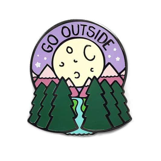 Go Outside Golf Ball Marker - Kolorspun Enamel Pins