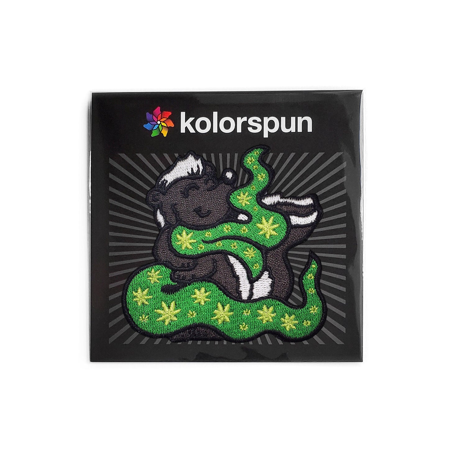 Weed Skunk Patch - Kolorspun Enamel Pins