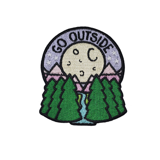 Go Outside Patch - Kolorspun Enamel Pins