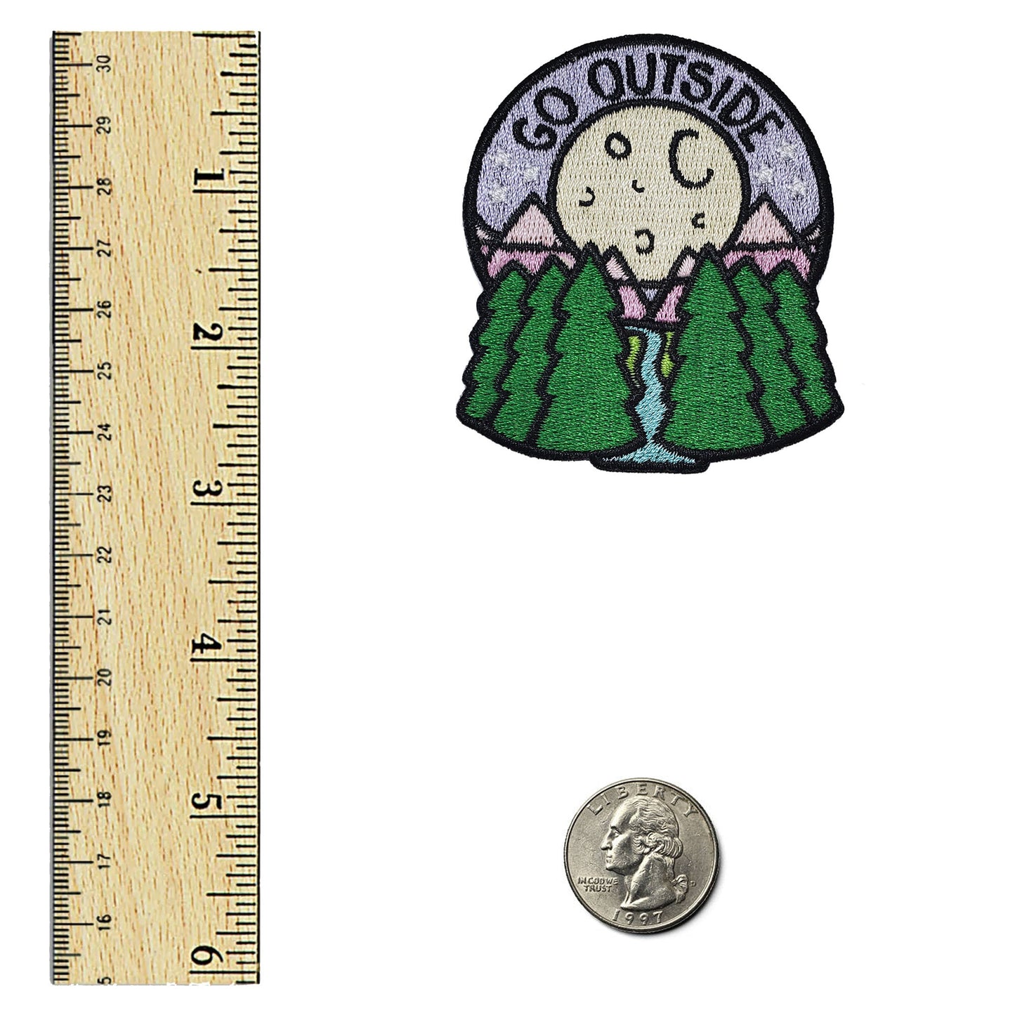 Go Outside Patch - Kolorspun Enamel Pins