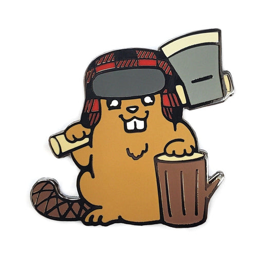 Beaver Pin - Kolorspun Enamel Pins