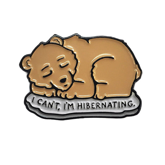 Hibernating Pin - Kolorspun Enamel Pins