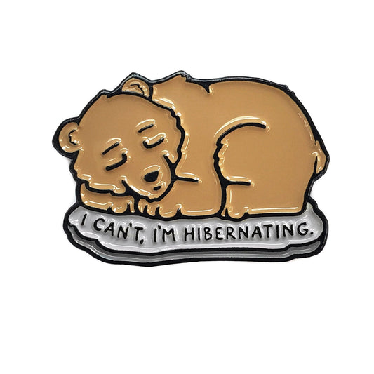 Hibernating Bear Golf Ball Marker - Kolorspun Enamel Pins