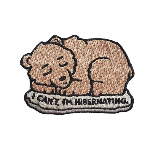 Hibernating Bear Patch - Kolorspun Enamel Pins