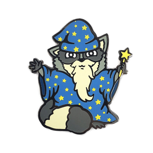 Wizard Raccoon Golf Ball Marker - Kolorspun Enamel Pins