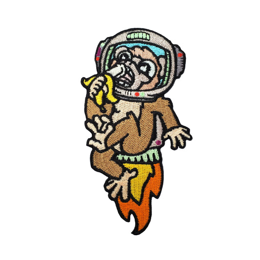 Astronaut Chimp Patch - Kolorspun Enamel Pins