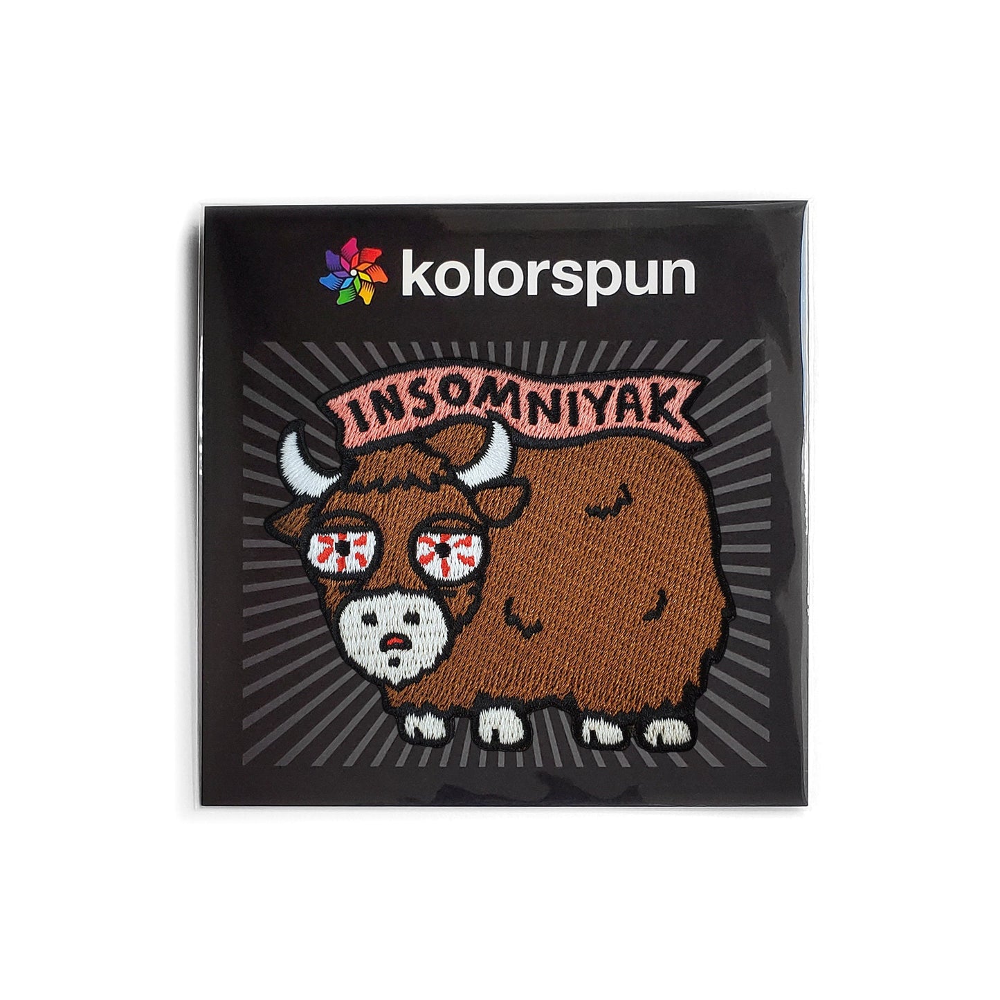 Insomniyak Patch - Kolorspun Enamel Pins