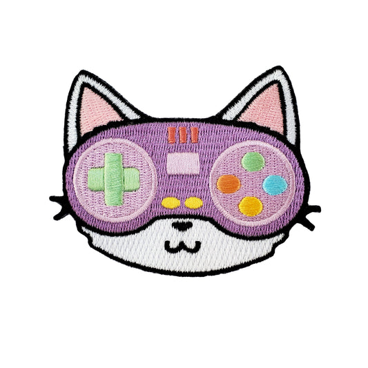Gamer Cat Patch - Kolorspun Enamel Pins