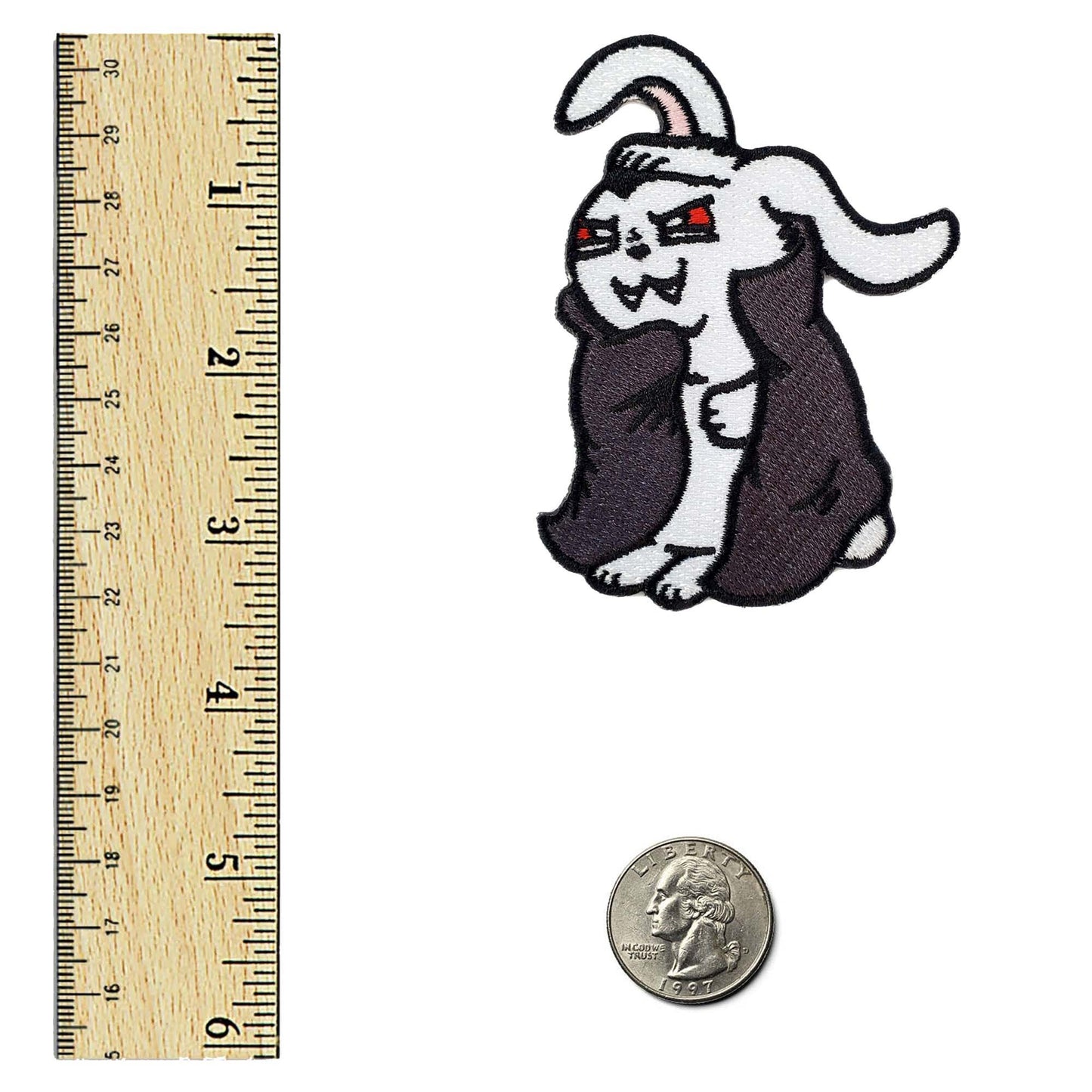 Vampire Bunny Patch - Kolorspun Enamel Pins