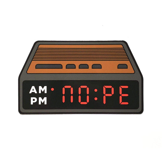 NOPE Clock Magnet - Kolorspun Enamel Pins