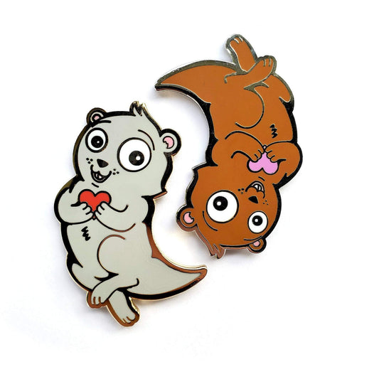 Significant Otter Pin - Kolorspun Enamel Pins