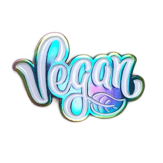 Vegan Pin - Kolorspun Enamel Pins