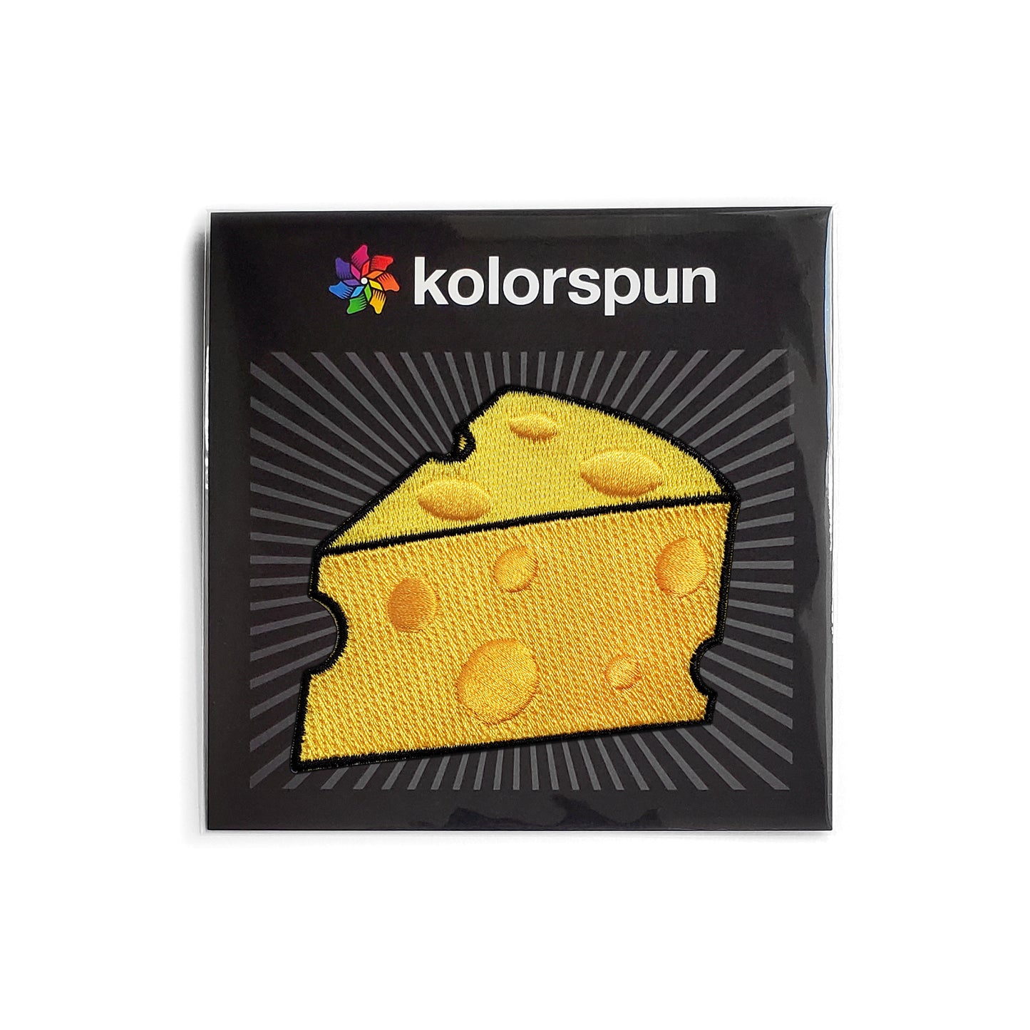 Cheese Slice Patch - Kolorspun Enamel Pins