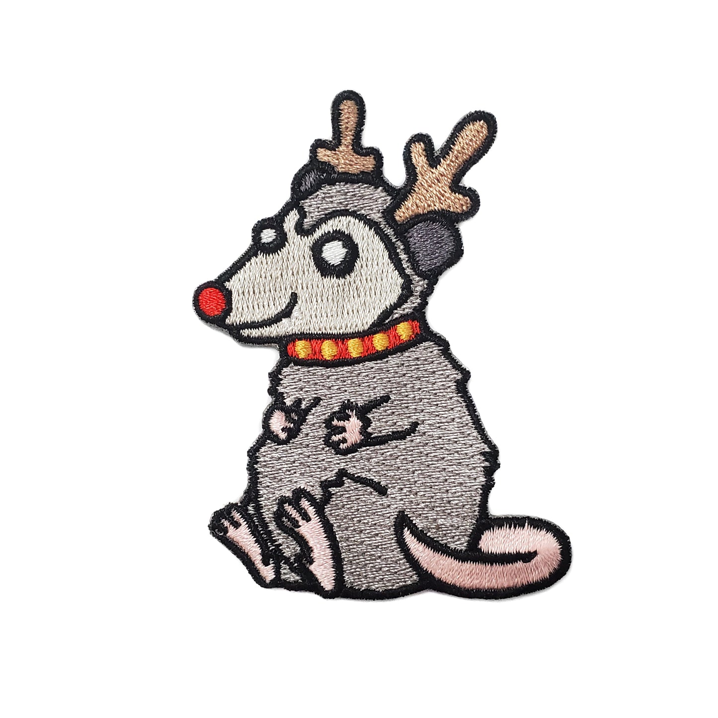 Possum Reindeer Patch - Kolorspun Enamel Pins