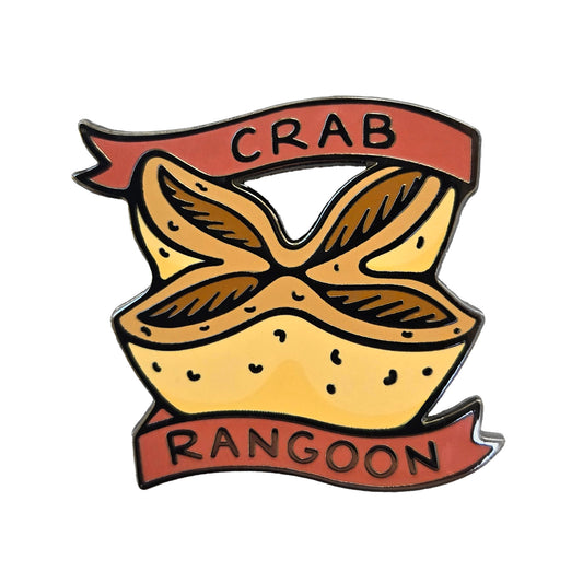 Crab Rangoon Golf Ball Marker - Kolorspun Enamel Pins