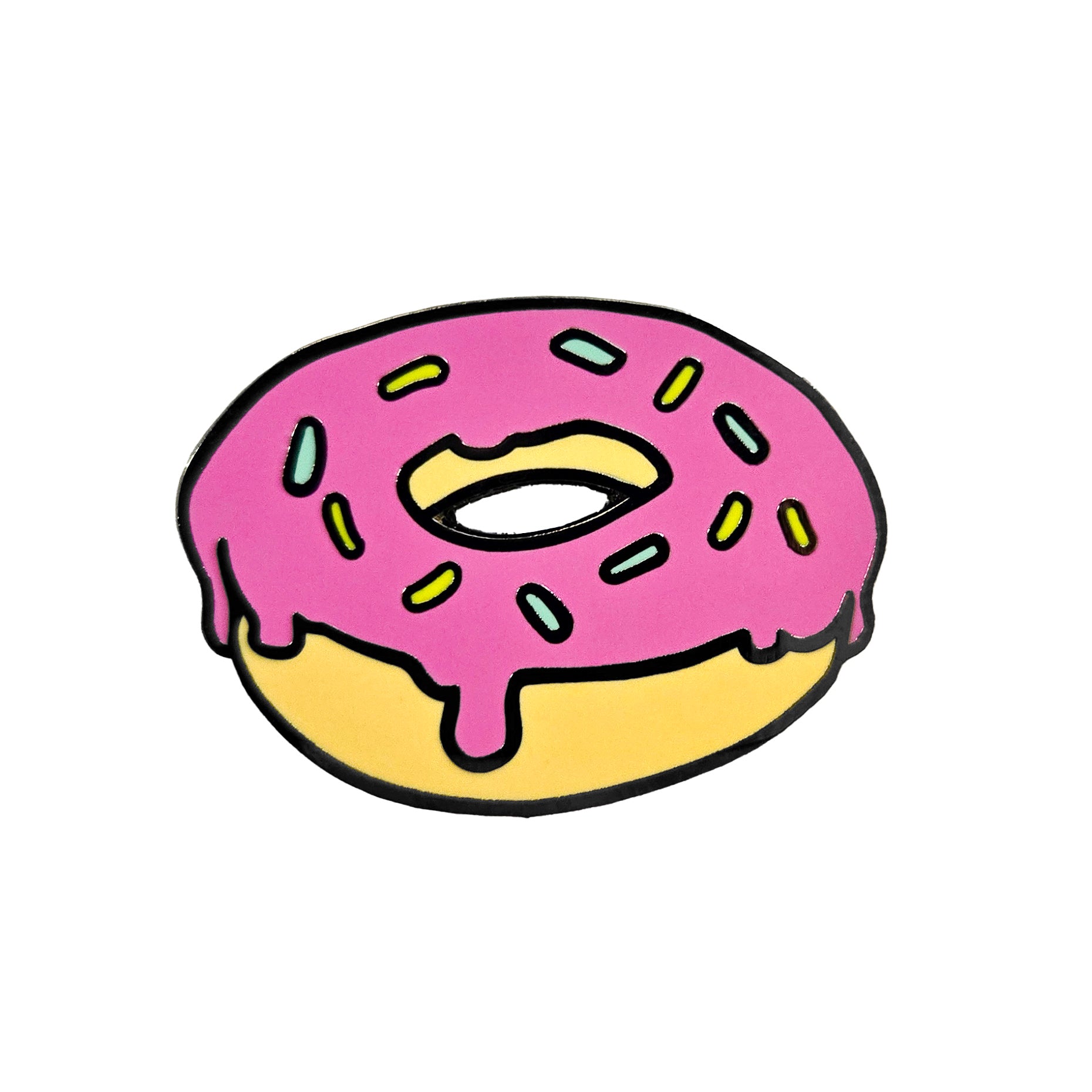 Donut Magnetic Golf Ball Marker - Kolorspun Enamel Pins