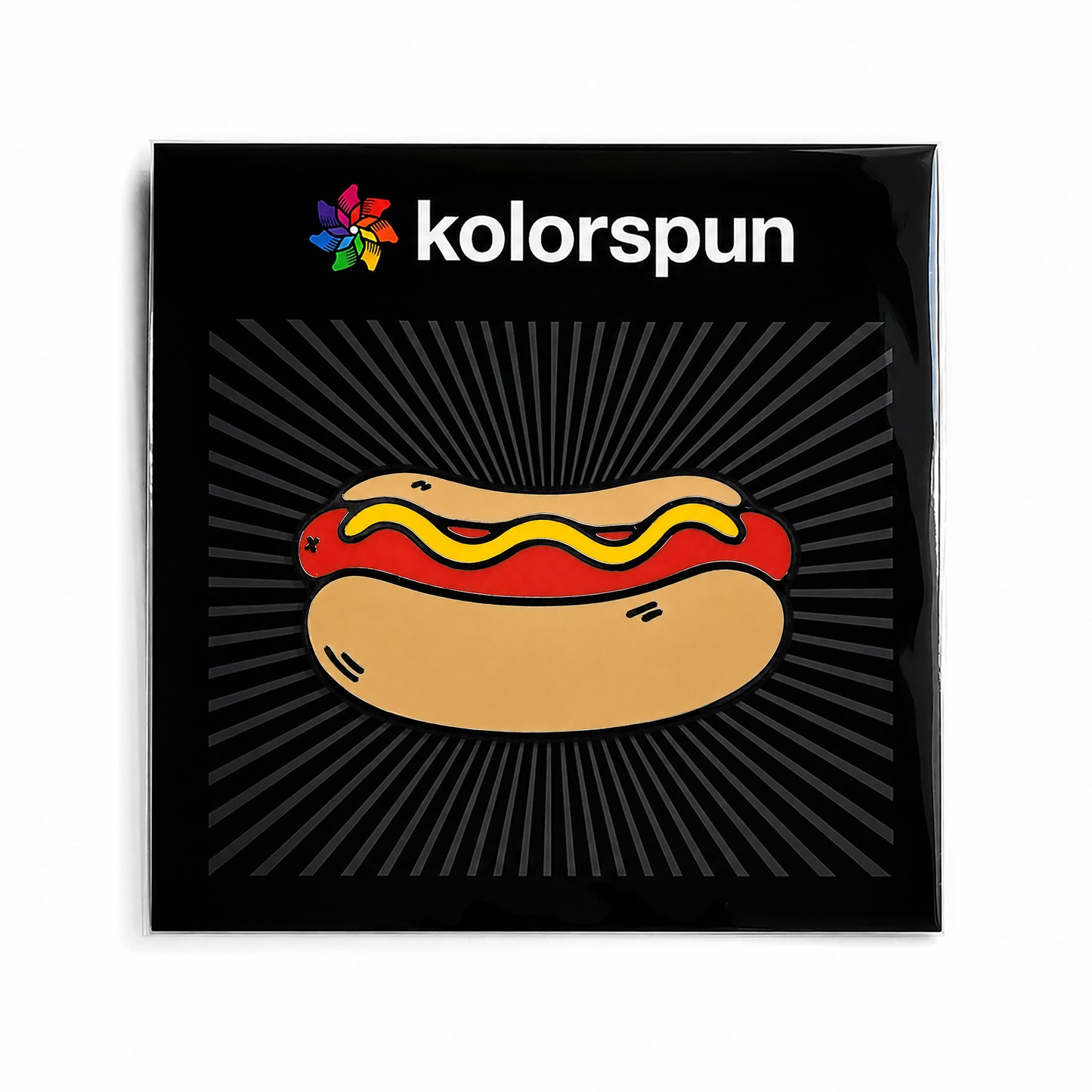 Hot Dog Golf Ball Marker - Kolorspun Enamel Pins