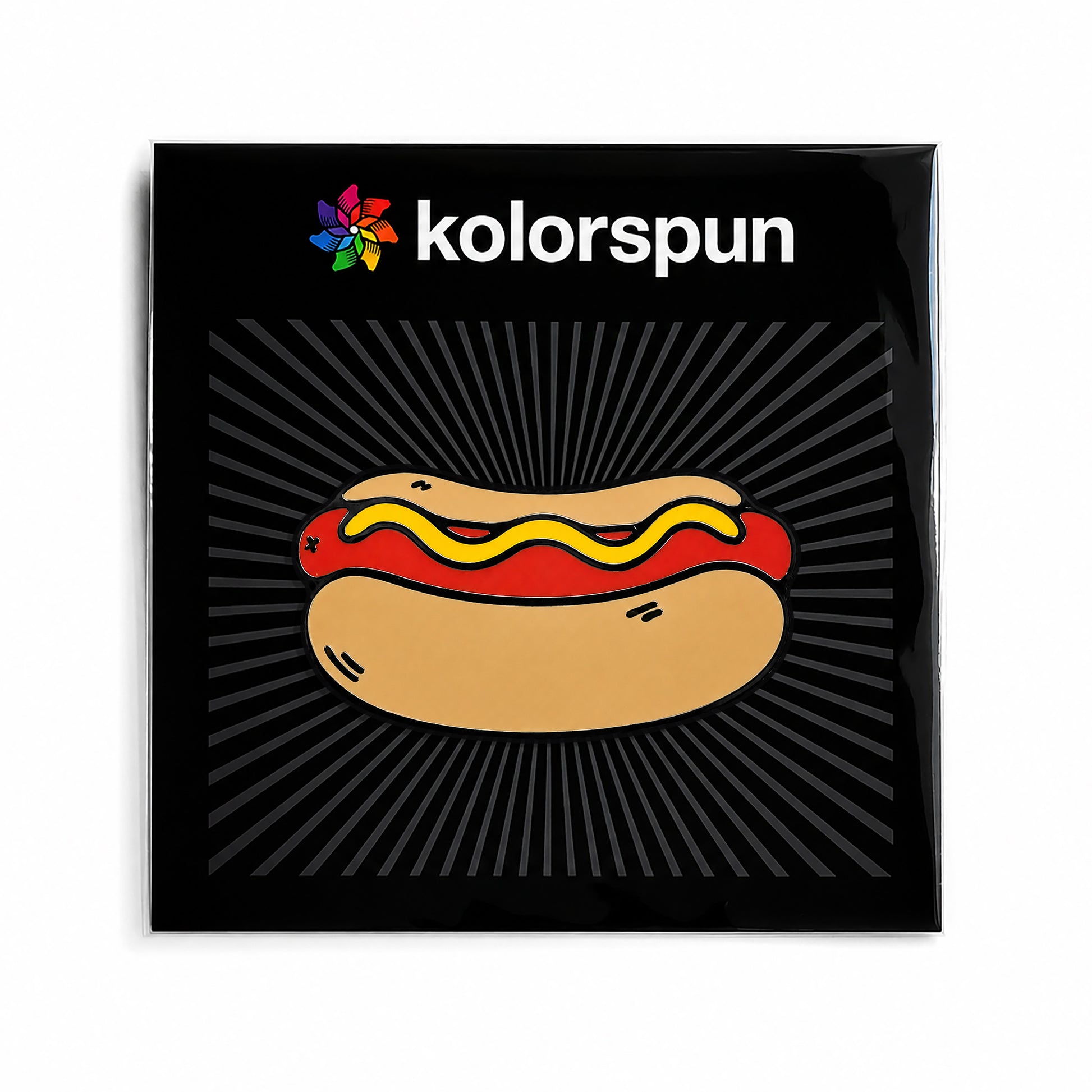 Hot Dog Golf Ball Marker - Kolorspun Enamel Pins