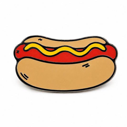 Hot Dog Golf Ball Marker - Kolorspun Enamel Pins