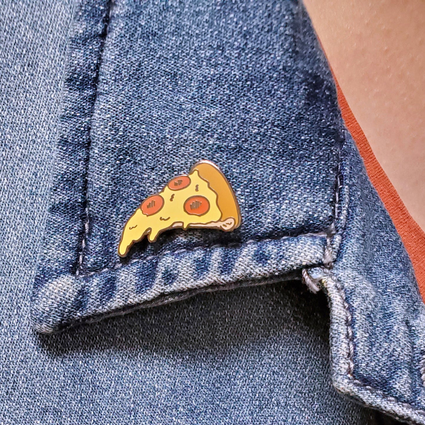 Pizza Slice Pin - Kolorspun Enamel Pins