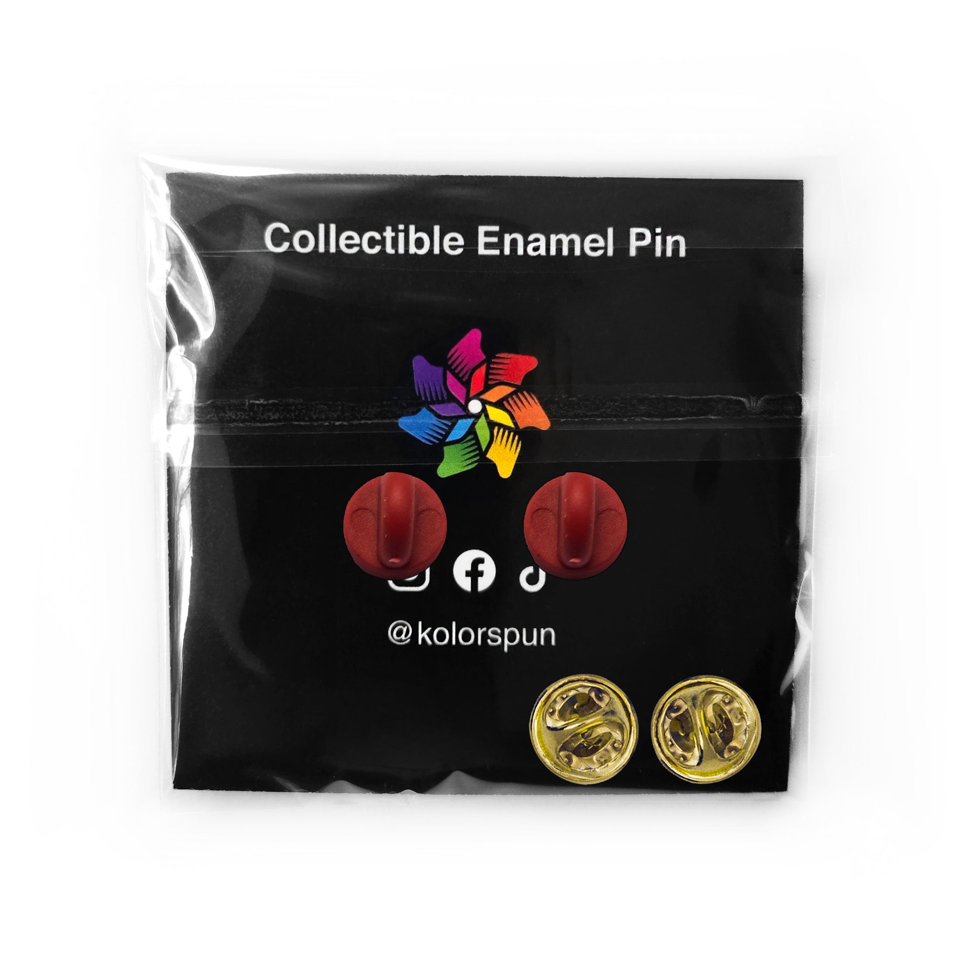 Game Over Pixel Pin - Kolorspun Enamel Pins