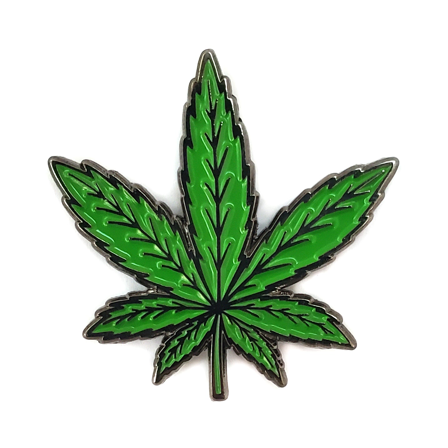 Weed Leaf Pins - Kolorspun Enamel Pins