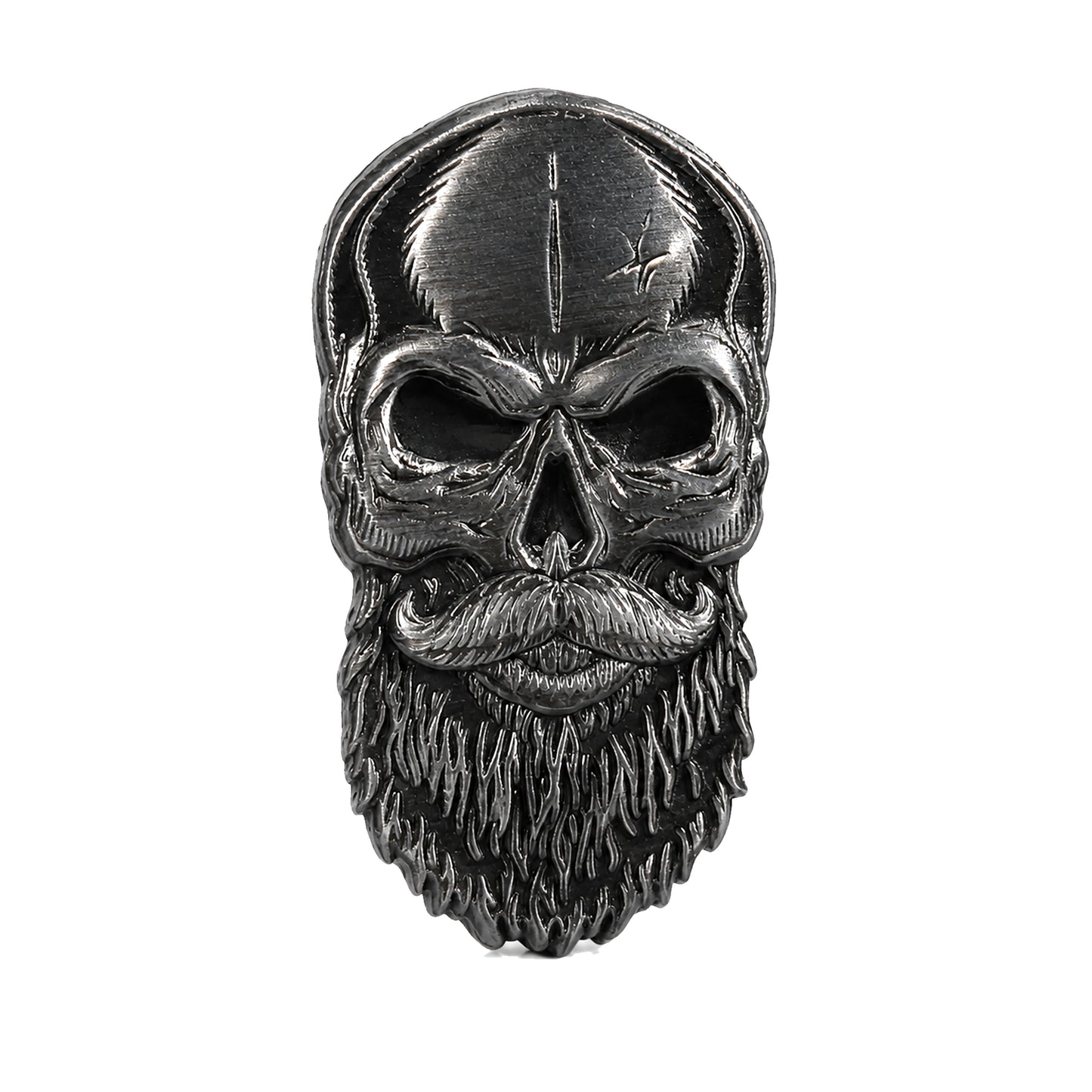Beard Skull Golf Ball Marker - Kolorspun Enamel Pins