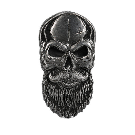 Beard Skull Golf Ball Marker - Kolorspun Enamel Pins