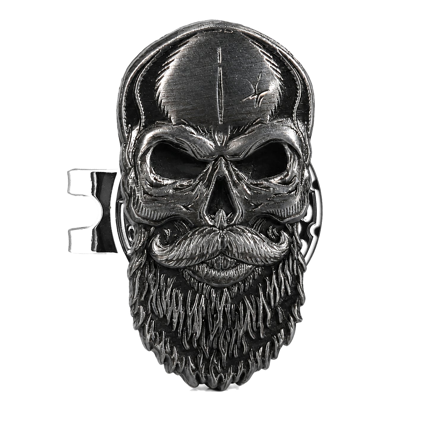 Beard Skull Golf Ball Marker - Kolorspun Enamel Pins
