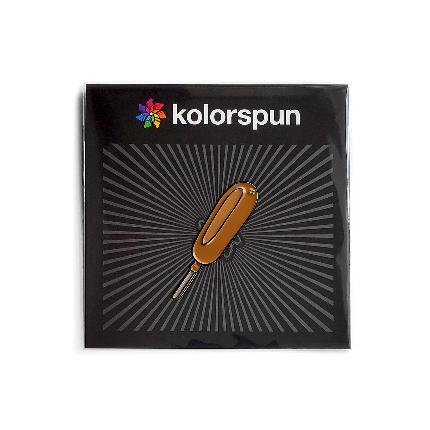 Corn Dog Pin - Kolorspun Enamel Pins