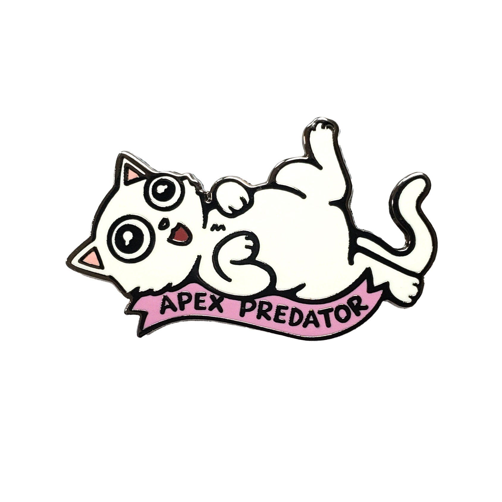 Apex Predator Cat Pin - Kolorspun Enamel Pins