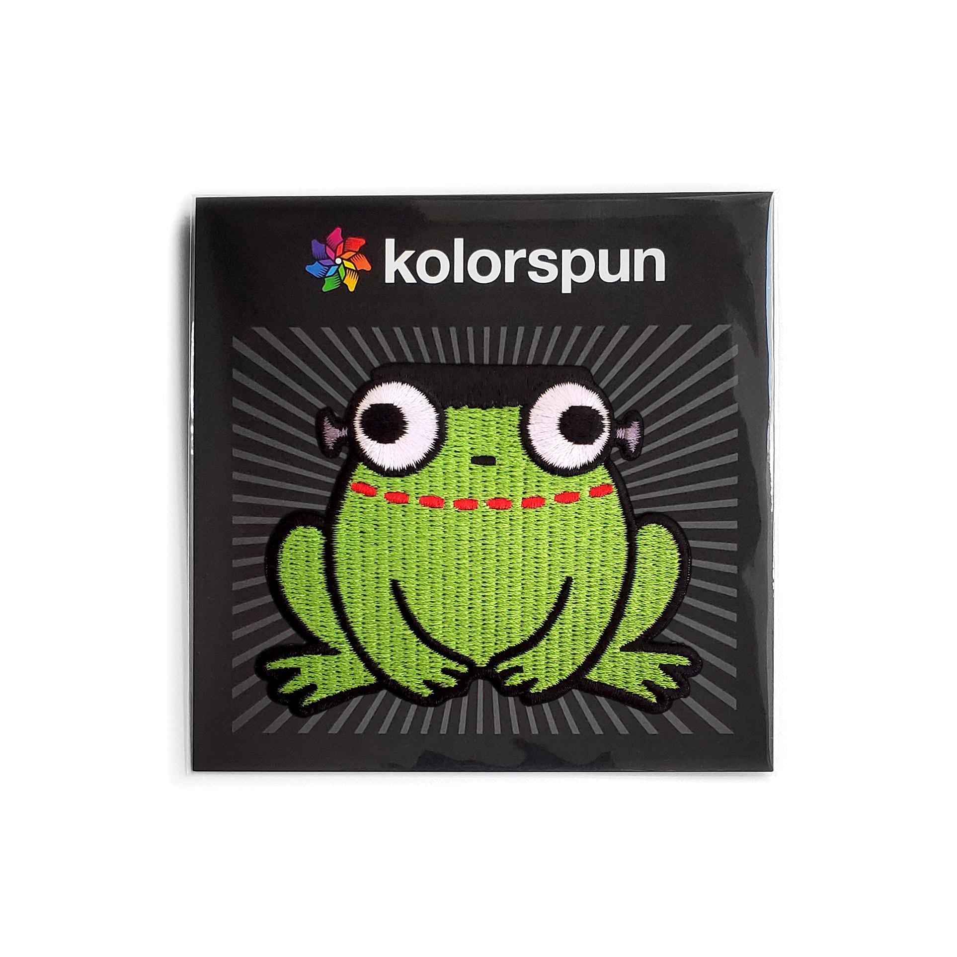 Frankenstein Frog Patch - Kolorspun Enamel Pins