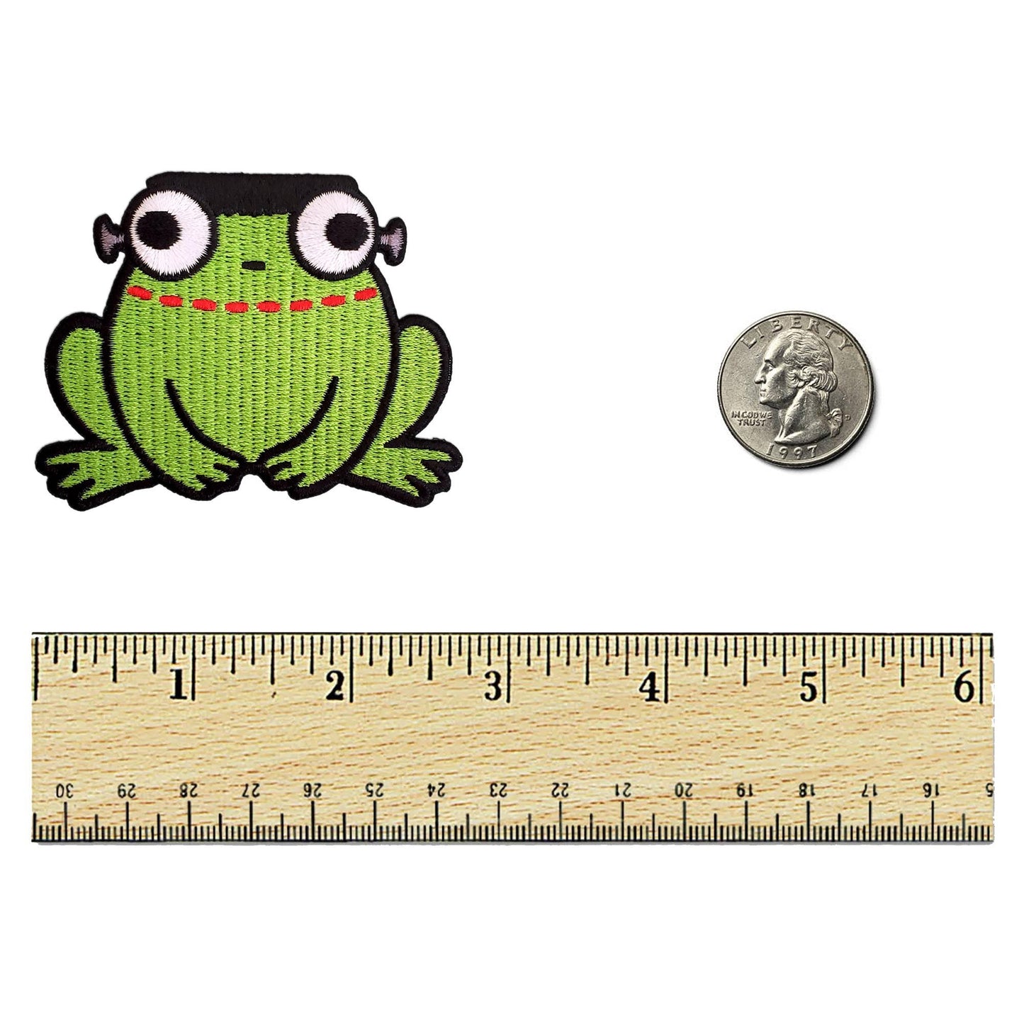 Frankenstein Frog Patch - Kolorspun Enamel Pins