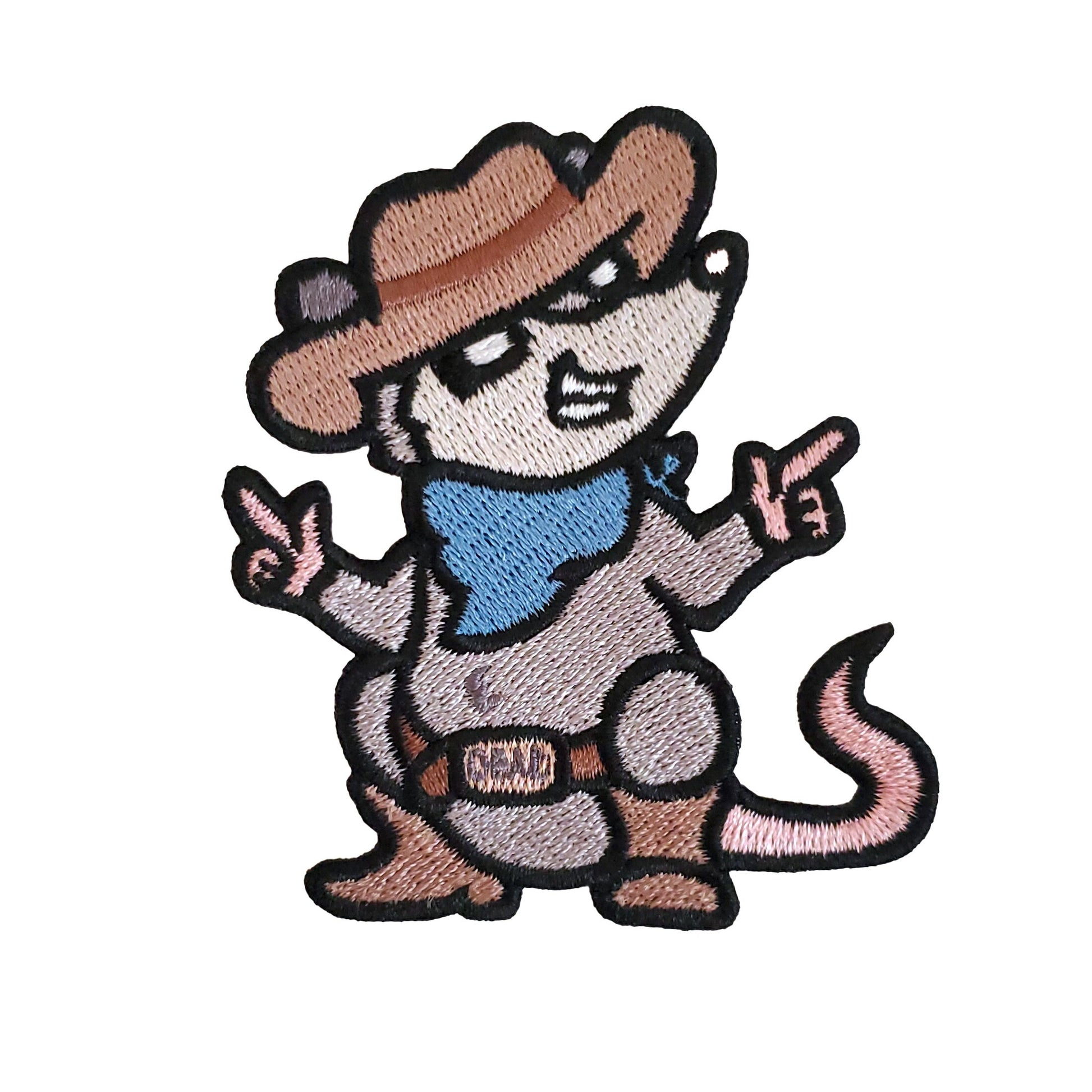 Cowboy Possum Patch - Kolorspun Enamel Pins