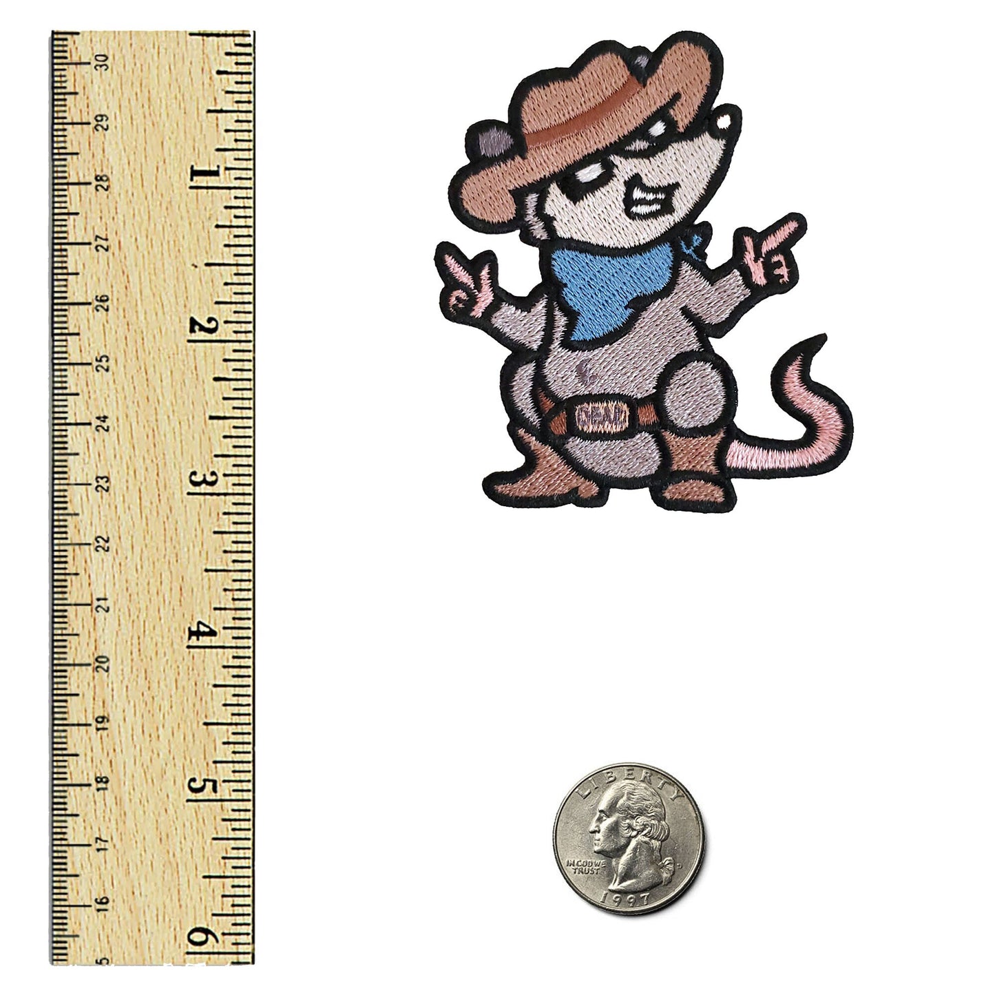 Cowboy Possum Patch - Kolorspun Enamel Pins