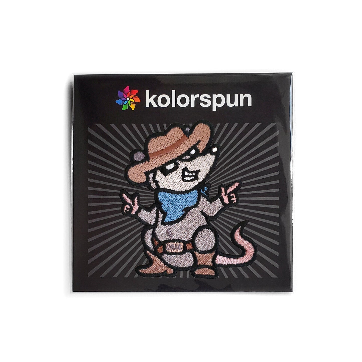 Cowboy Possum Patch - Kolorspun Enamel Pins