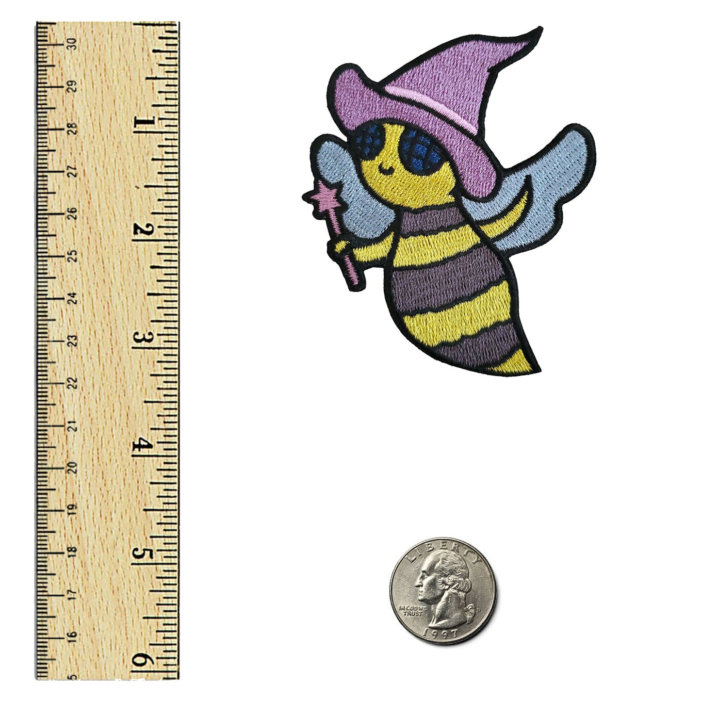 Bee Witch Patch - Kolorspun Enamel Pins