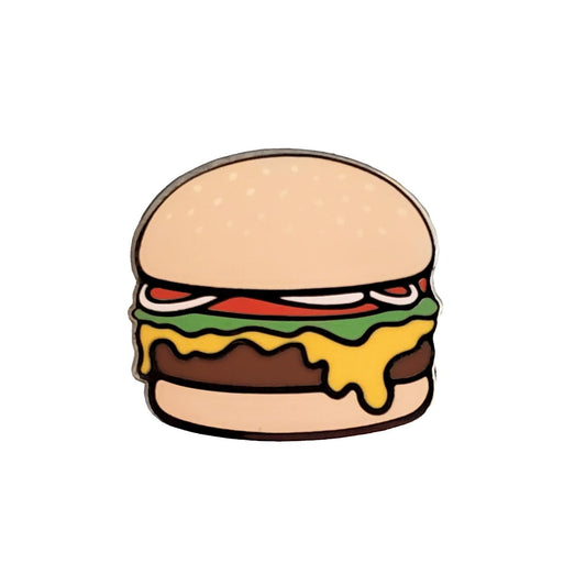 Cheeseburger Golf Ball Marker - Kolorspun Enamel Pins