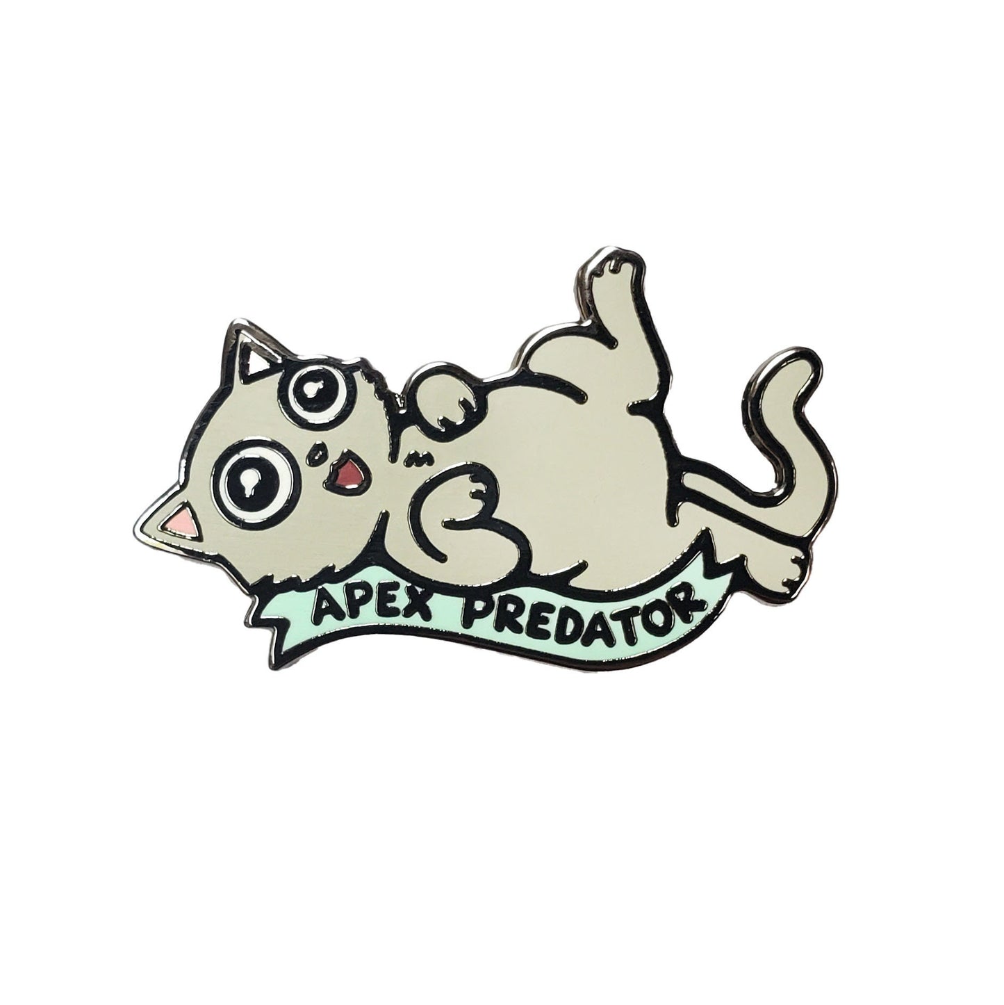 Apex Predator Cat Pin - Kolorspun Enamel Pins