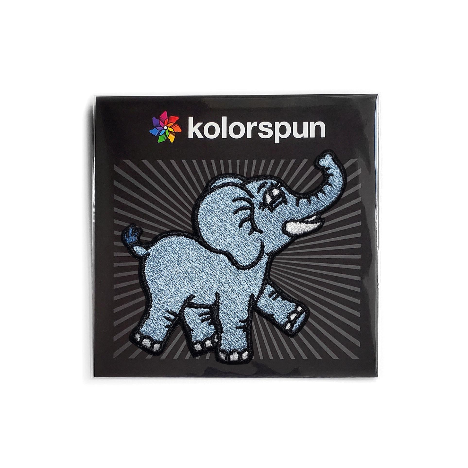 Elephant Patch - Kolorspun Enamel Pins